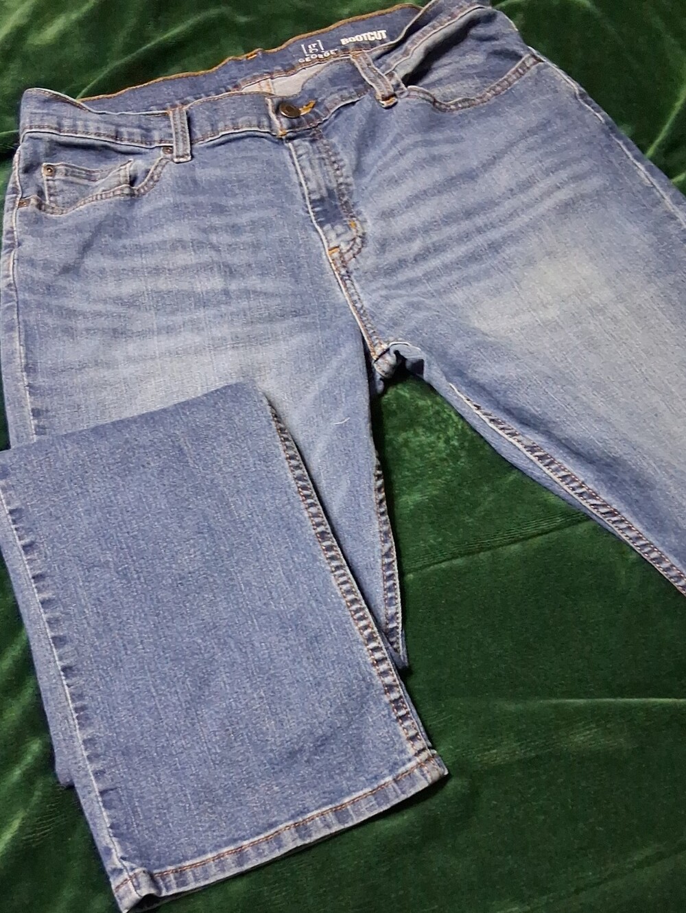 George Men’s Boot Cut Jeans in Light Blue